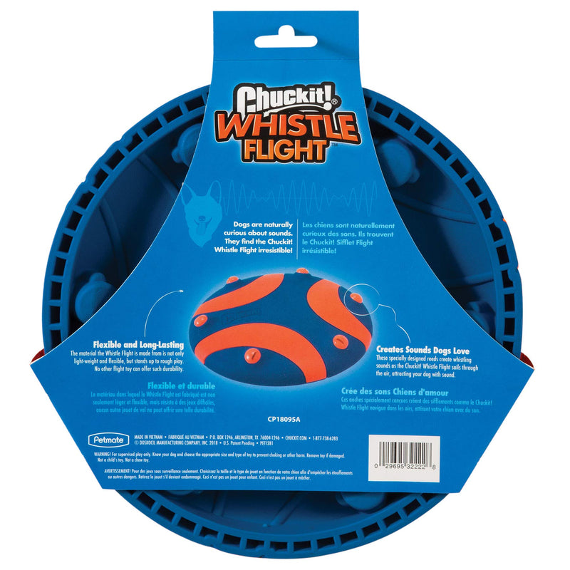Chuckit! WHISTLE FLYER 1 Count (Pack of 1) - PawsPlanet Australia