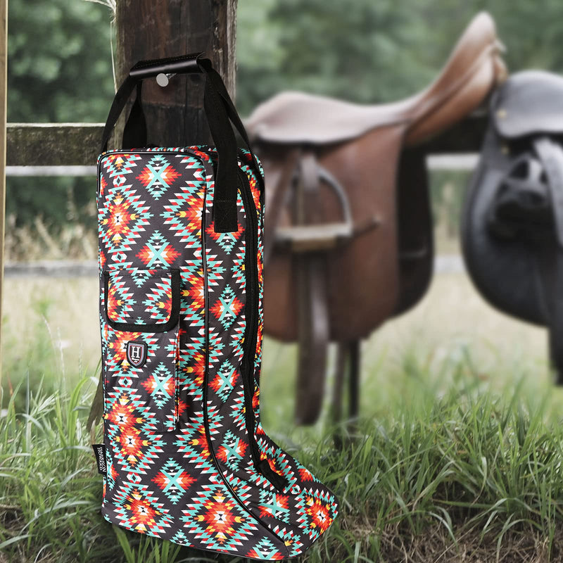 Harrison Howard Tall Boot Carry Bag Classic Leopard - PawsPlanet Australia