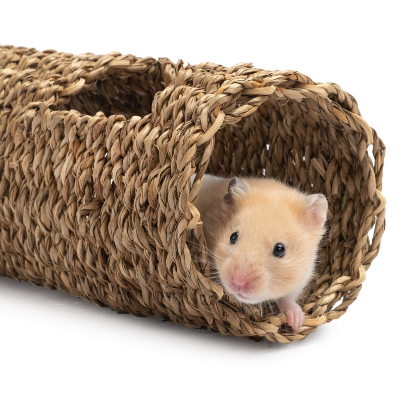 Niteangel Creative & Composable Hamster Tunnel - DIY & Build Unique Tube Burrow as Hideout for Small Sized Animals Like Hamsters Mouse Gerbils Mice 7.5-inch L - HC - PawsPlanet Australia