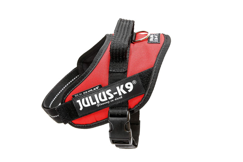 Julius-K9, 16IDC-R-M, IDC Powerharness, dog harness, Size: Mini, Red - PawsPlanet Australia