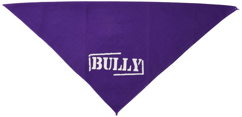 [Australia] - Screen Print Dog Pet Puppy Bandanas Not Applicable Purple 