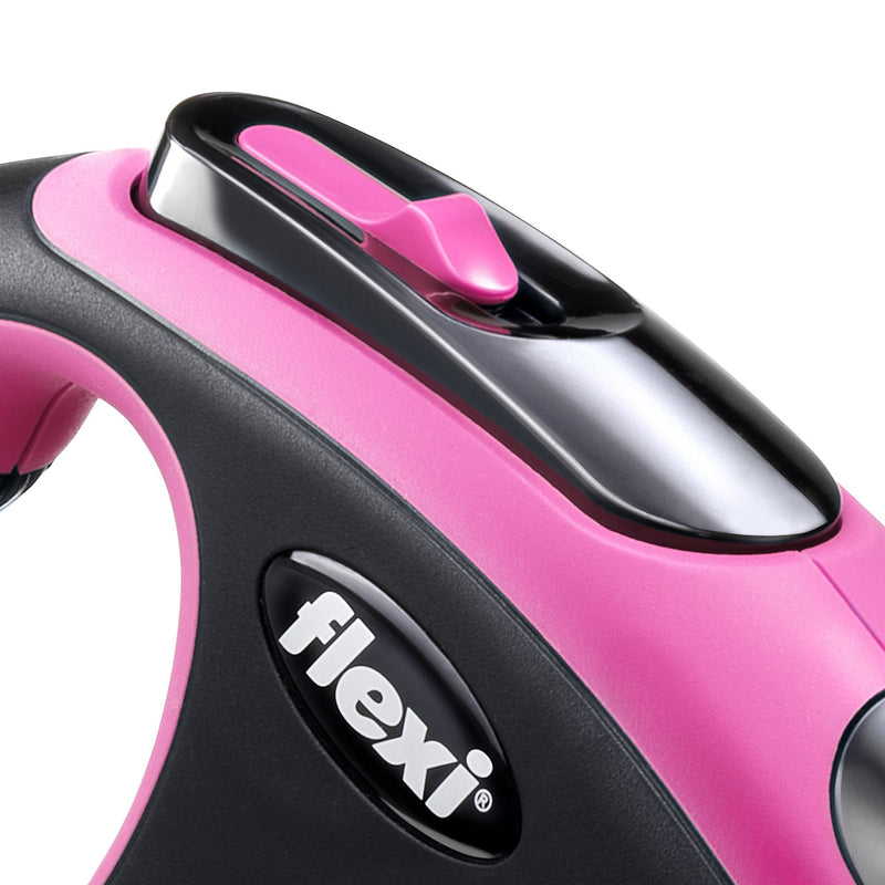 [Australia] - FLEXI Comfort Retractable Dog Leash in Pink, 10' Extra Small, 10 ft 