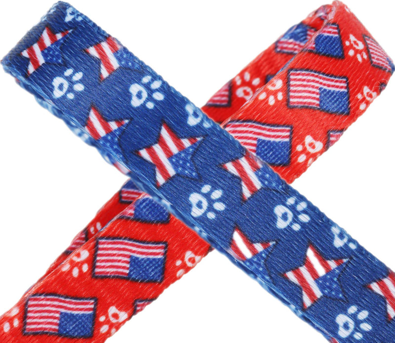 BoomBone 2 Pack American Flag Cat Collar Breakaway with Bell, USA Kitten Collar for 4th of July Independence Day - PawsPlanet Australia