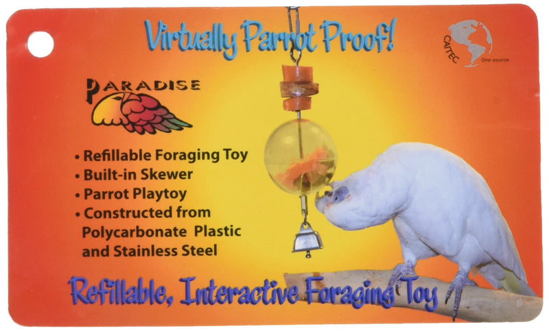 [Australia] - Featherland Paradise Creative Foraging Systems, Foraging Bird Toy, Keeps Birds Busy Sphere 