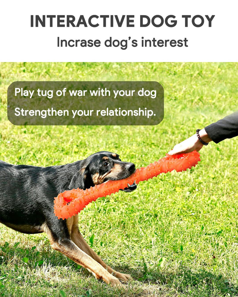 Dog Toys Indestructible, Interactive Dog Toys for Boredom for Medium Dogs & Large Dogs, Puppy Toys Teething for Small Dogs, Dog Chews Long Lasting Natural, Tough Dog Bones, Dog Toothbrush Pet Toys - PawsPlanet Australia