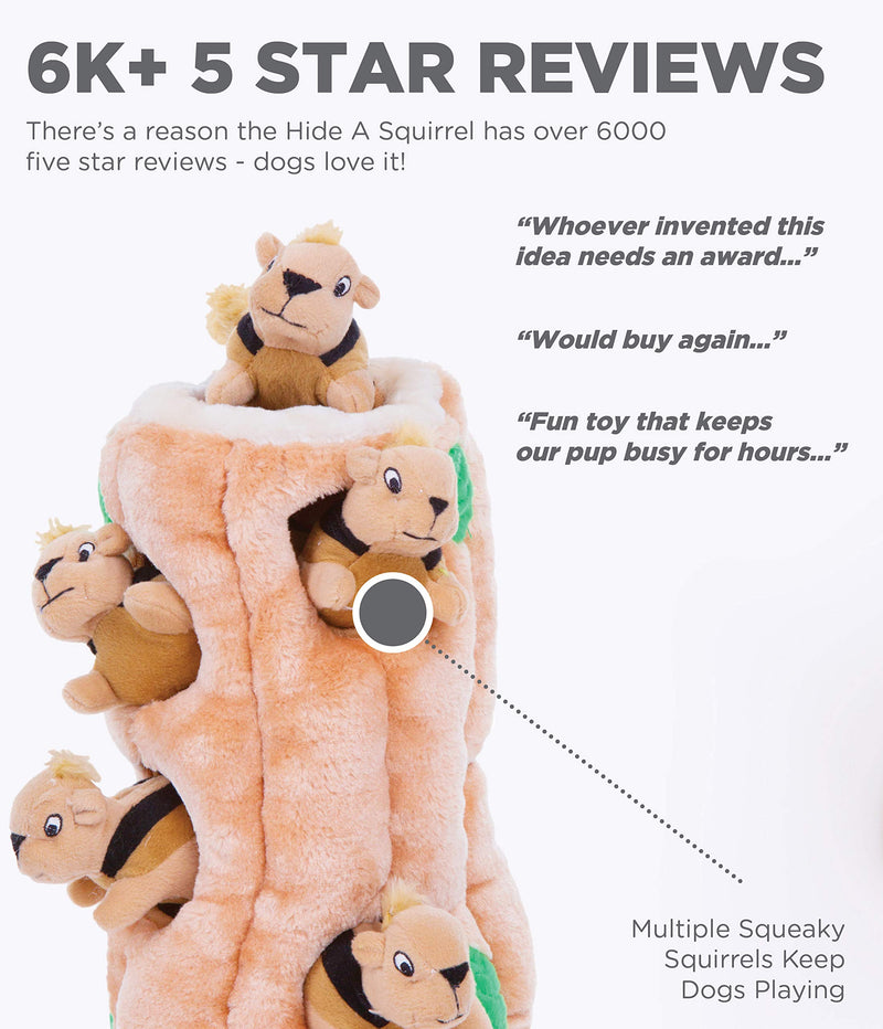 Outward Hound Hide A Squirrel Plush Dog Toy Puzzle, Large - PawsPlanet Australia