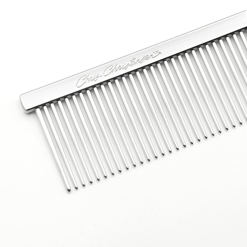 Chris Christensen Butter Comb Metallic 7.5 Inch Fine/Coarse - PawsPlanet Australia