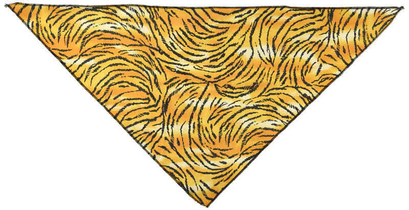 [Australia] - Mirage Pet Products 636-3 TIGLG Tiger Tie-On Print Bandana, Large 