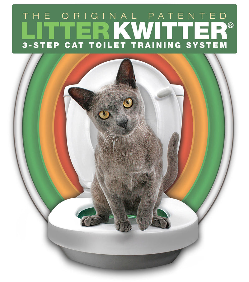 [Australia] - Cat Toilet Training System By Litter Kwitter - Teach Your Cat to Use the Toilet - With Instructional DVD 