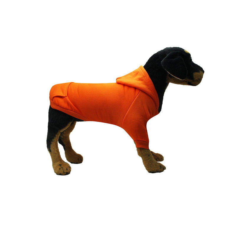 YAODHAOD Dog Hoodie Cotton Basic Dog Casual Sweatshirt Knitwear for Kittens and Puppies Pet Clothing Small Dog Special Size：S Orange - PawsPlanet Australia