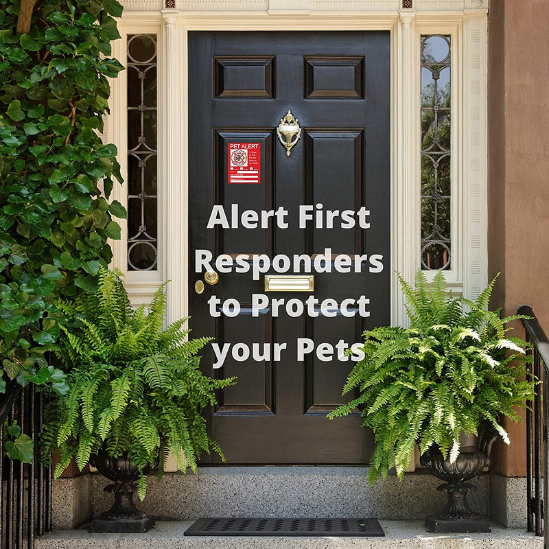 Elite Refuge 6 Pack Emergency Alert Sticker- Save Our Pets Inside, Rescue Decal for Firefighter and First Responder, Weather Resistant - PawsPlanet Australia