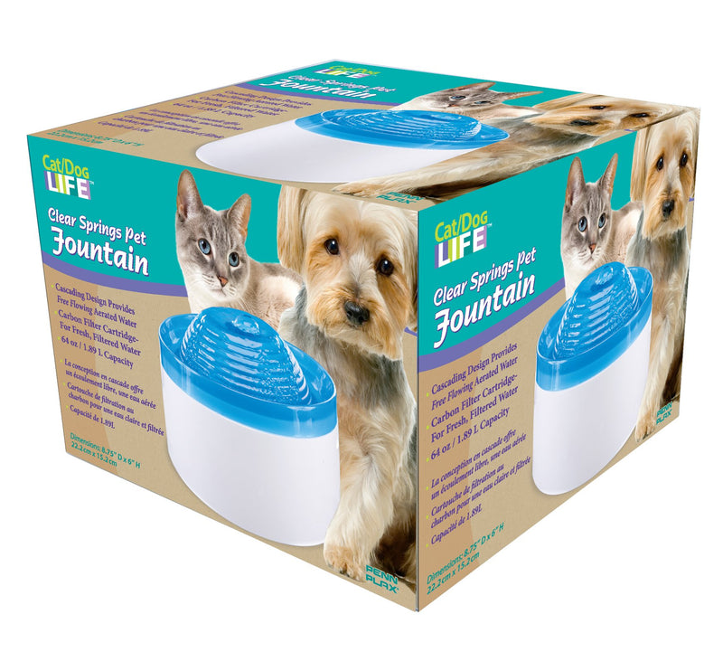 [Australia] - Penn-Plax CATPF2 Cat/Dog Life Pet Water Fountain 
