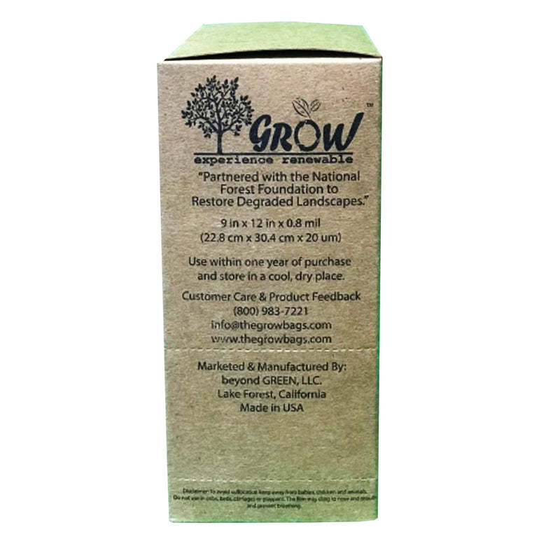 [Australia] - 240 Dog Waste Bags - 9 Inch x 12 Inch Biodegradable Compostable Leak and Tear Resistant Bag - Holds up to 4 Pounds - Vegetable Based Environmentally Friendly Pet Waste Bag by Grow Bags 