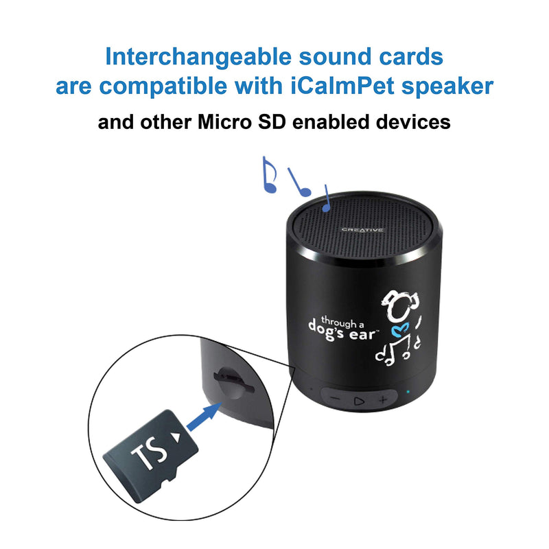 [Australia] - iCalmDog Thunderstorms | Desensitization Training Program by Victoria Stilwell with Clinically-Tested Music by Through a Dog's Ear | Micro SD Sound Card 