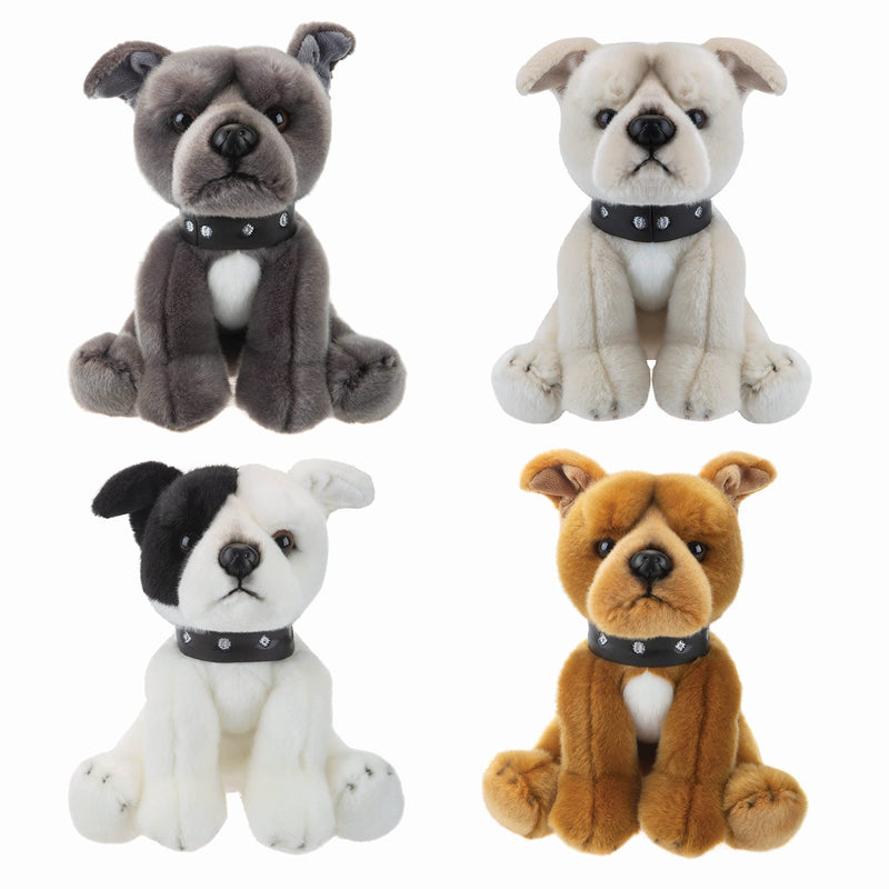 PMS VFM - Premium Beige Staffy, Staffordshire Bull Terrier Soft Toy - PawsPlanet Australia