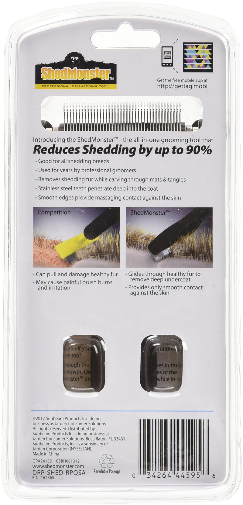 [Australia] - Oster ShedMonster De-Shedding Tool, Fine or Short Coats (DRP-SHED-RPQS) 