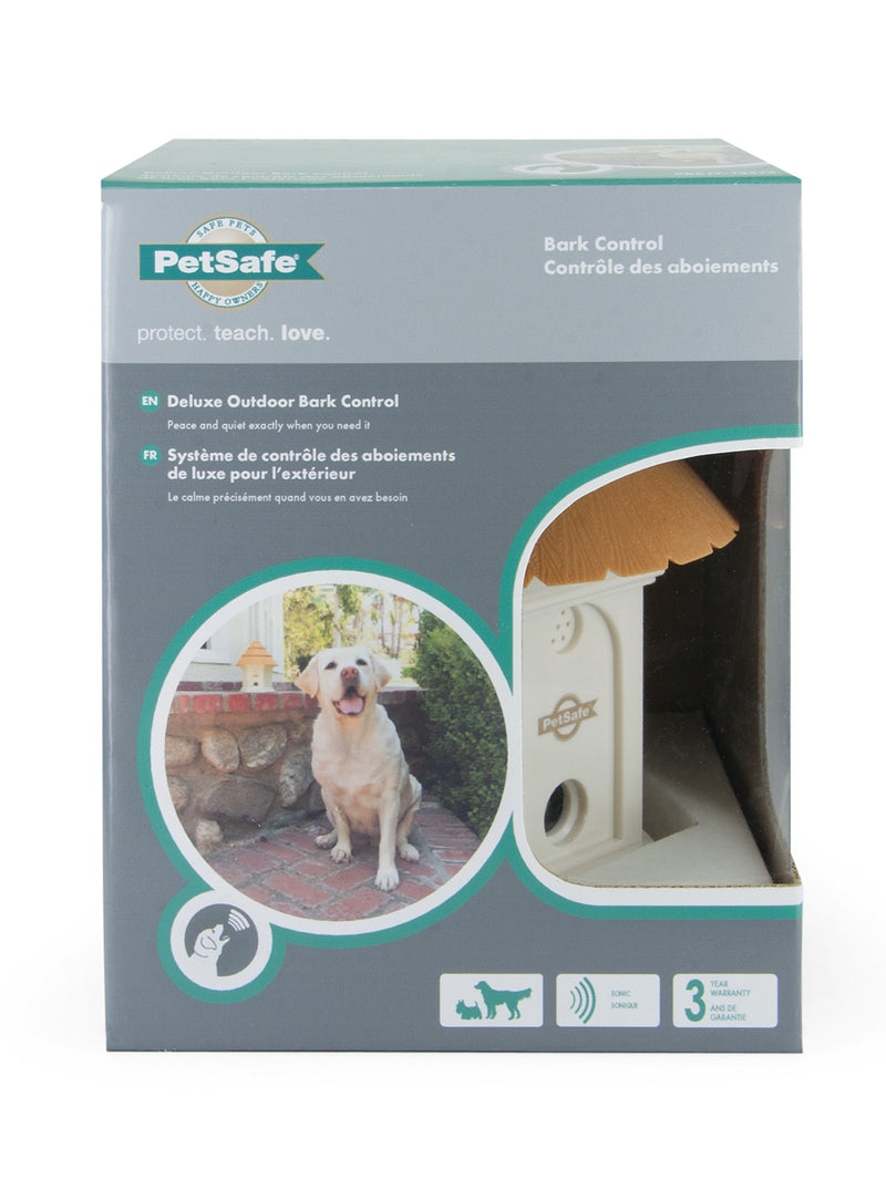 PetSafe Deluxe Outdoor Bark Control, 15 Meter Range, Automatic, Ultrasonic, Anti Bark for Dogs - PawsPlanet Australia