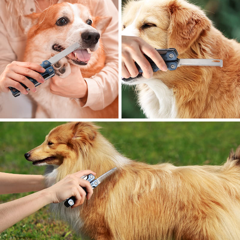 Vinabo professional claw scissors for dogs and cats in pet salon quality - claw trimmer, claw care for at home - claw care is easy and safe for home thanks to the spacer - Safety Guard - PawsPlanet Australia