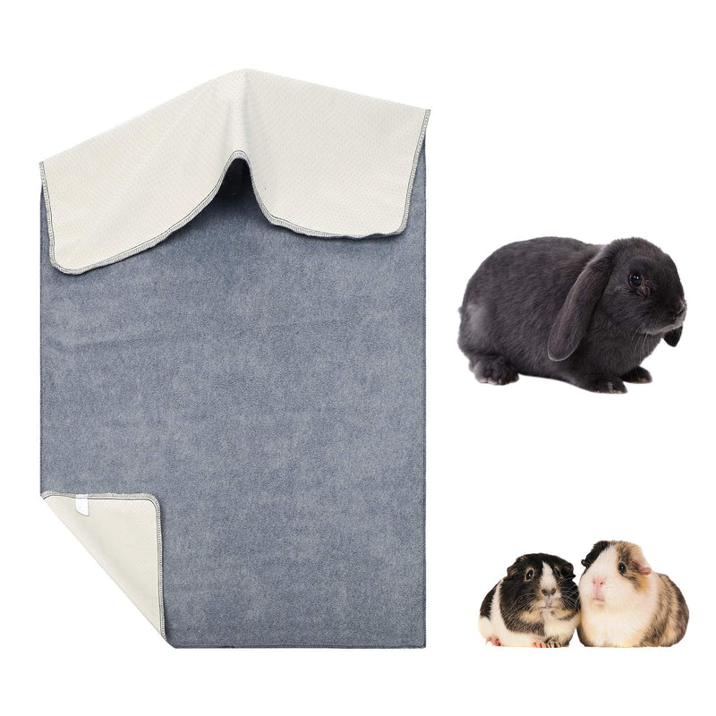 Guinea Pig Cage Liner Pad Reusable Washable Pee Pad with Waterproof Bottom Highly Absorbent for Small Animal Rabbit Bunny Hedgehog Fit Cage C&C 2x3 - PawsPlanet Australia