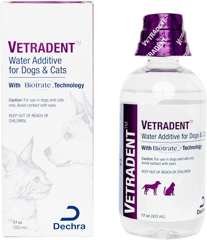 Dechra Vetradent Water Additive for Dogs and Cats 17 oz - PawsPlanet Australia