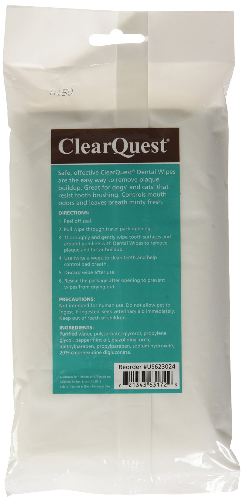 [Australia] - Clearquest Pet Dental Wipes 24 Pack 