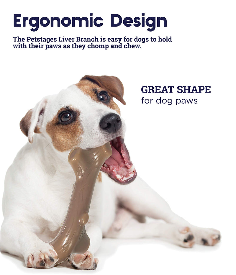 [Australia] - Petstages Liver Branch Stick Nylon Dog Chew Toy, Small 