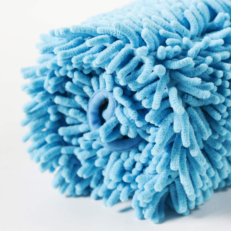 Patas Lague Luxury Absorbent Dog Towel, 35x15 Extra Large Microfiber Quick Drying Dog Shammy with Hand Pockets Pet Towel for Dog and Cat, Machine Washable 24'' x 14'' Blue - PawsPlanet Australia