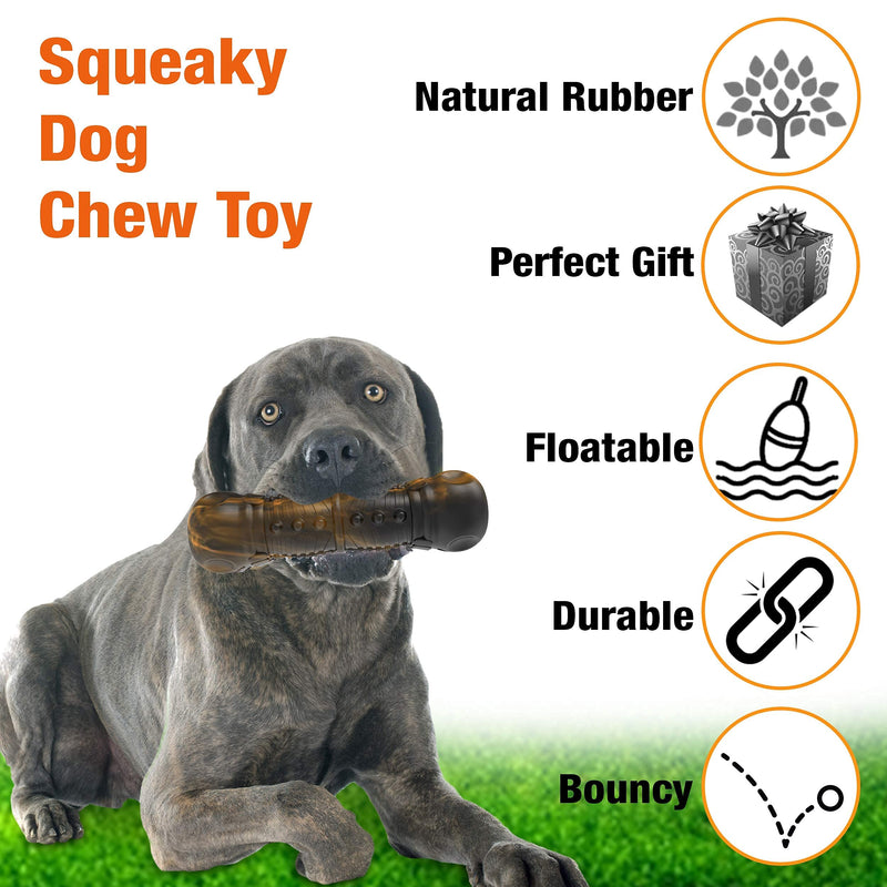 Royal Pets House Dog Chew Toy Almo | Squeaky | Tough Durable Rubber | Toothbrush Toy For Chewers | Dogs Dental Care And Teeth Cleaning | Helps to remove plaque off - PawsPlanet Australia