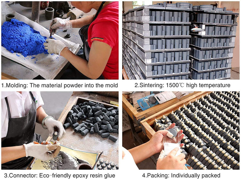 Pawfly 2 inch Air Stone Ball Shape Bubbler for Fish Tank Aquarium 2 Pack - PawsPlanet Australia