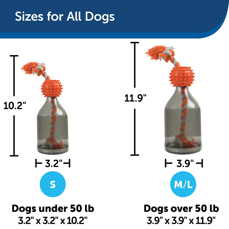 PetSafe Sportsmen Tug a Jug Full Meal Dispensing Toy, Orange, Small - PawsPlanet Australia