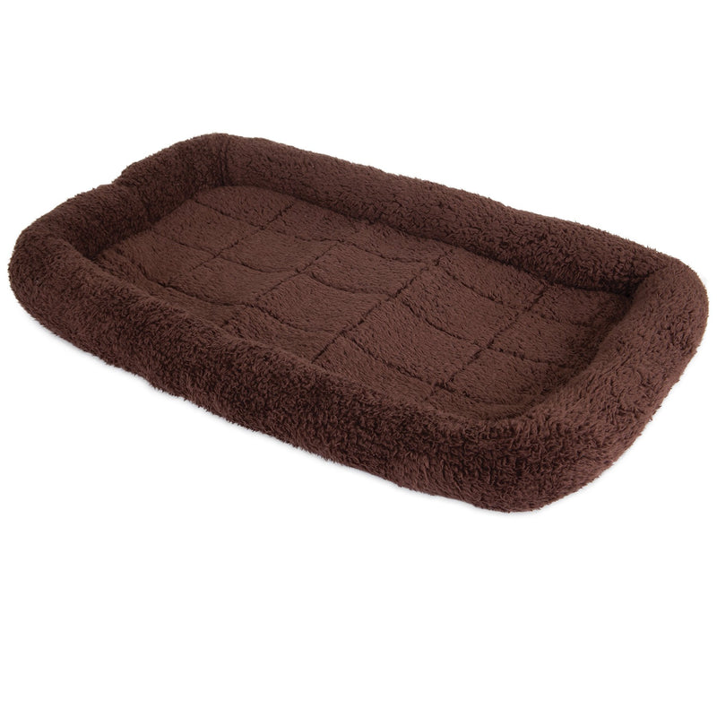 [Australia] - SnooZZy Bolster Crate Mat, Brown, for 30-32" Crates 