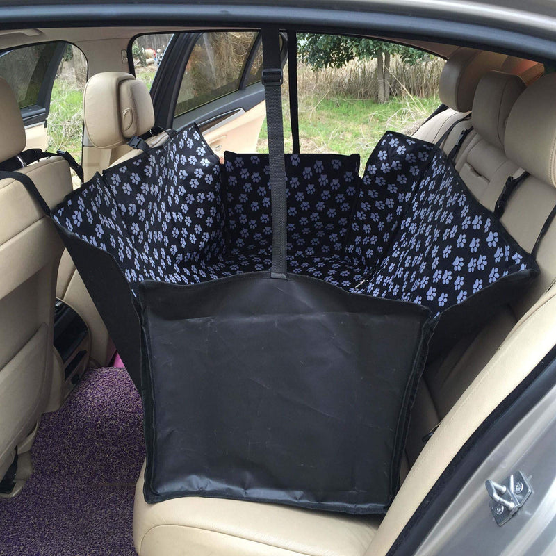 Dog Car Seat Cover,LENEZARO Seat Covers for Dogs ,100% Waterproof ,Oxford Fabric Dog Car Seat Cover With Side Flaps ,Scratch Proof Dog Back Seat Covers,dog Car Protector Hammock for Cars Trucks SUV A - PawsPlanet Australia