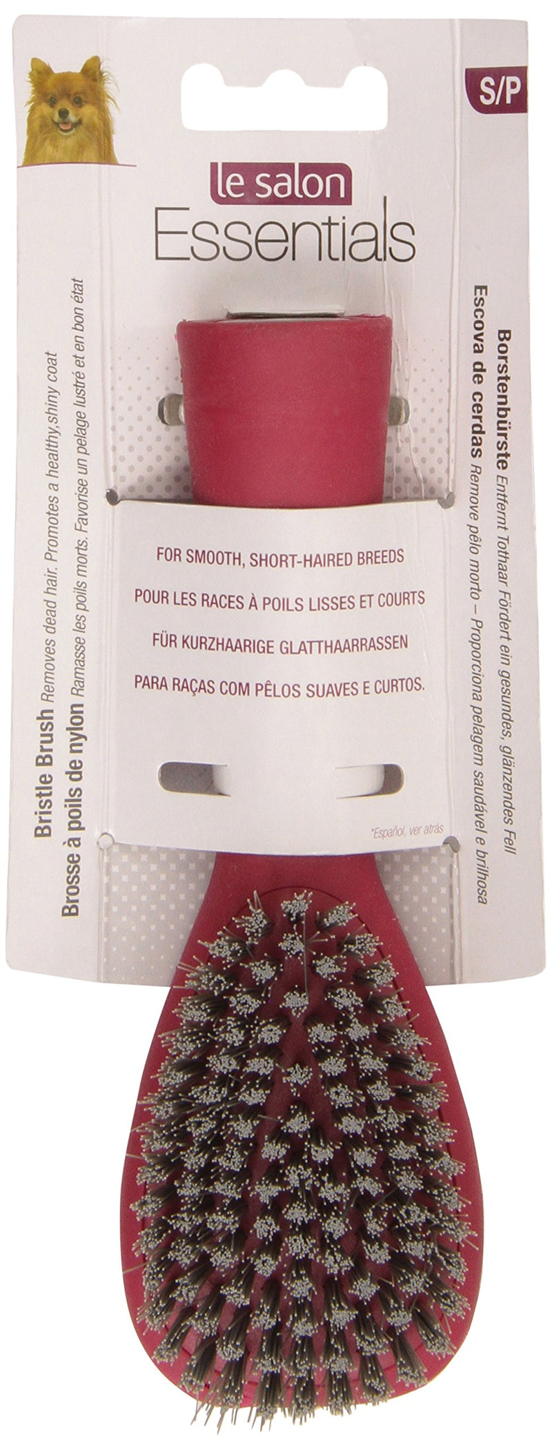 [Australia] - Le Salon Essentials Bristle Dog Brush Small Standard Packaging 