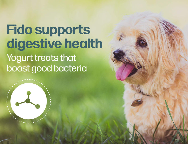 Fido Small Belly Bone, 8 Ounces, Yogurt Dog Treats with Prebiotics and Probiotics - PawsPlanet Australia
