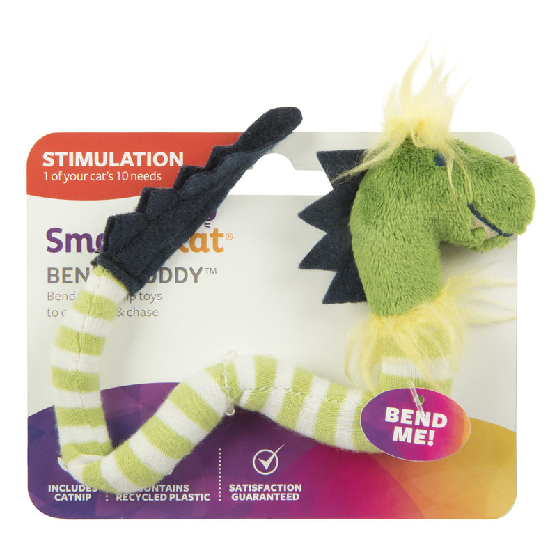 SmartyKat Bendy Buddy Bendable Soft Plush Catnip Cat Toy - PawsPlanet Australia