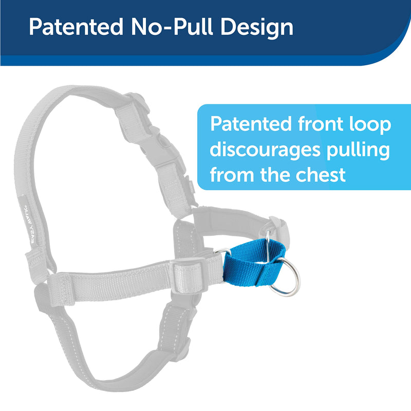 PetSafe, Easy Walk Deluxe Harness/leash, No pull, Training, Adjustable for small/medium/large dogs Medium, Ocean Blue, 1.8 m - PawsPlanet Australia