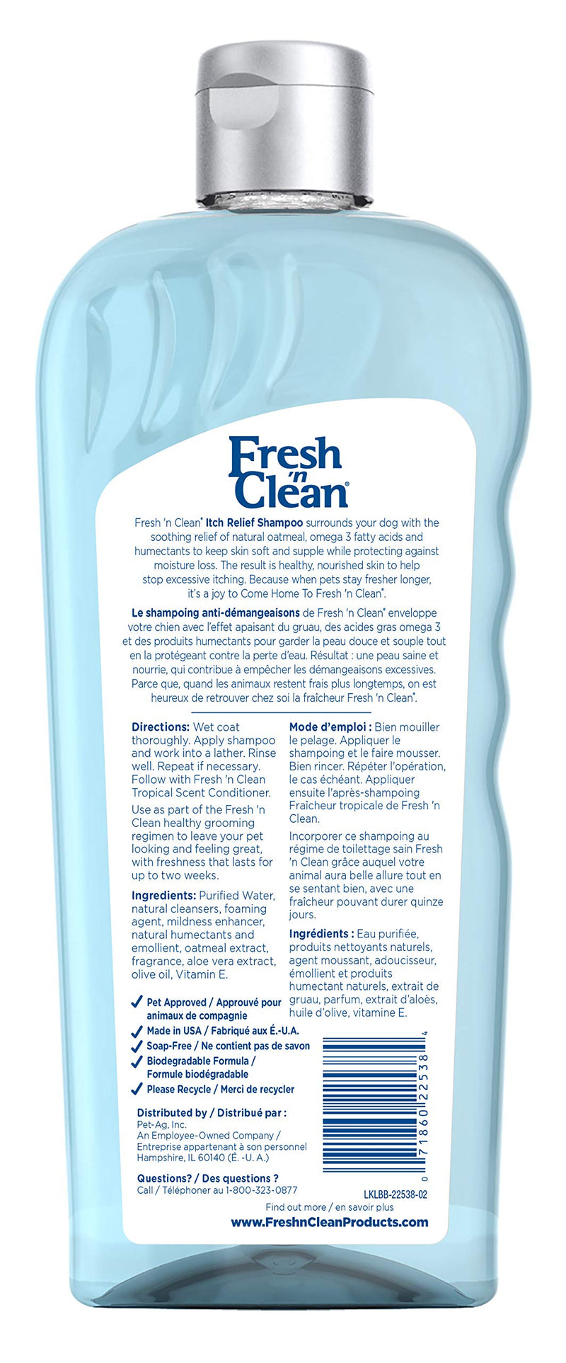 [Australia] - Fresh 'n Clean Itch Relief Shampoo, Rain Shower Fresh 