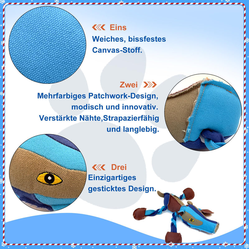 Squeaky Dog Toys, Christmas Gifts, Large Dog Puppy Toys, Dog Chew Toys, Dog Toys, Tug of War Interactive Dog Toys, Dog Toys for Puppies, Small Dogs. - PawsPlanet Australia