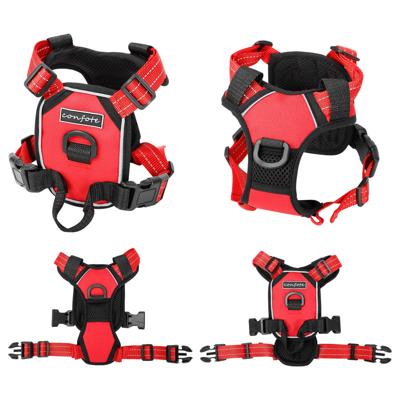 [Australia] - confote Dog Harness No-Pull Pet Harness Adjustable Padded Control Pet Vest with Handle for Large Dog Outdoor Walking-No More Pulling, Tugging or Choking XL Red 