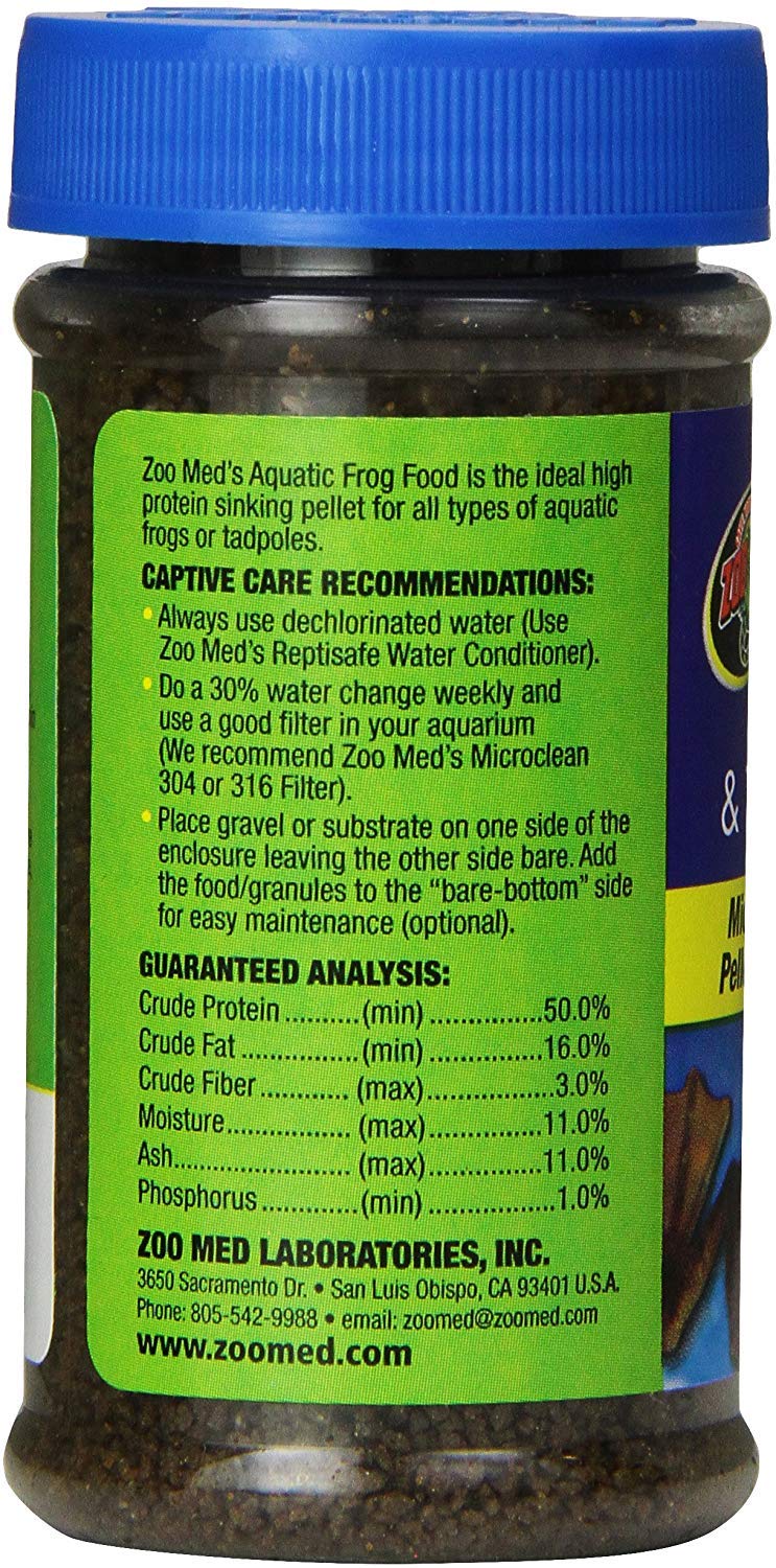 [Australia] - Zoo Med Aquatic Frog & Tadpole Food 2 oz - Pack of 3 