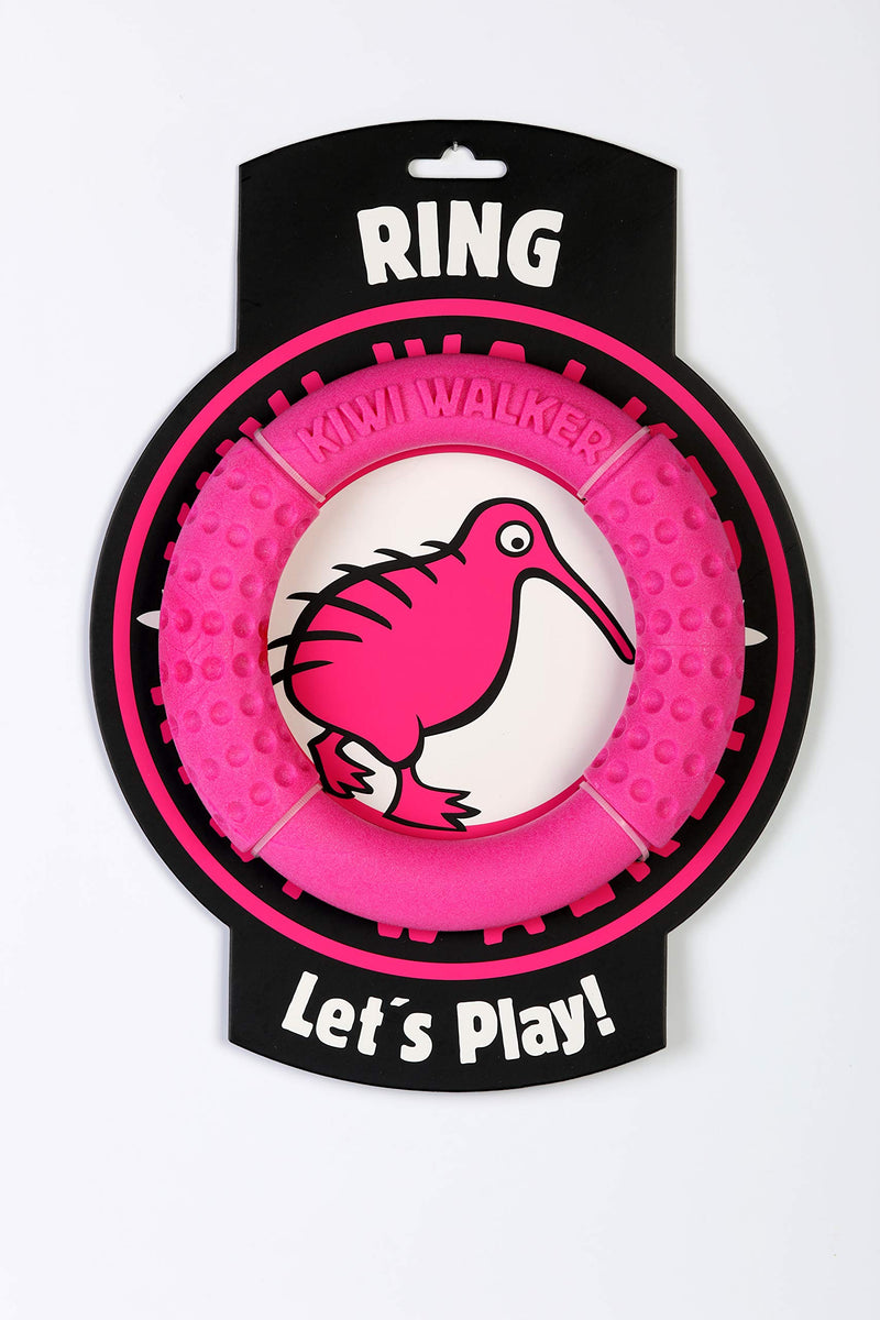 Kiwi Walker Let's Play TPR Ring - Pink, L - PawsPlanet Australia