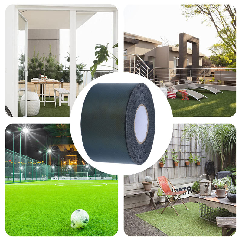 Double-Sided Artificial Grass Tape, Self-Adhesive Synthetic Grass Seam Tape Artificial Grass Rug Self-Adhesive Turf Tape Grass Jointing Tape for Lawn Outdoor Carpet Jointing and Connecting 50mmx5m - PawsPlanet Australia