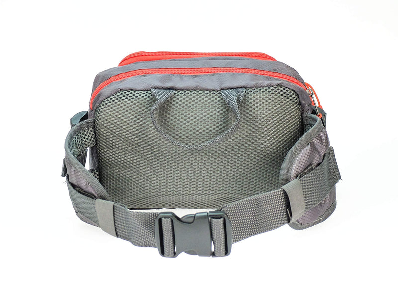 iEnergy PAT waist belt for dog owners - Durable bumbag for dog walking (Red/Grey) Red/Grey - PawsPlanet Australia