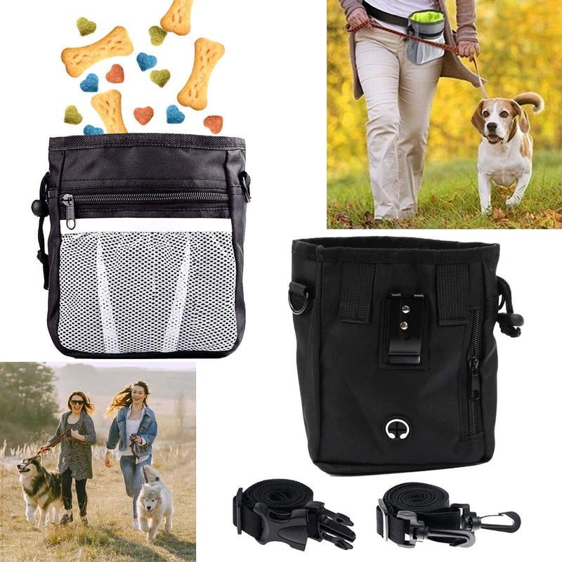 R & R Enterprises Dog Treat Pouch Bag Puppy Dog Training Snack Bag Built-in Poop Bag Dispenser with Adjustable Waist Belt Pouch and Shoulder Strap 3 Ways to Wear Hand-Free for Dog Walking Training - PawsPlanet Australia