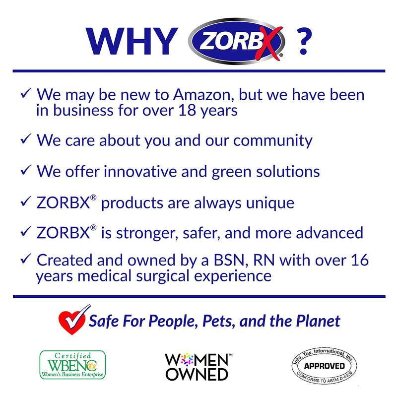 [Australia] - ZORBX Extra Strength Stain and Odor Remover – Non-Toxic and Biodegradable Stain Remover is Safe for All with No Harsh Chemicals, Perfumes or Fragrances (24oz) 