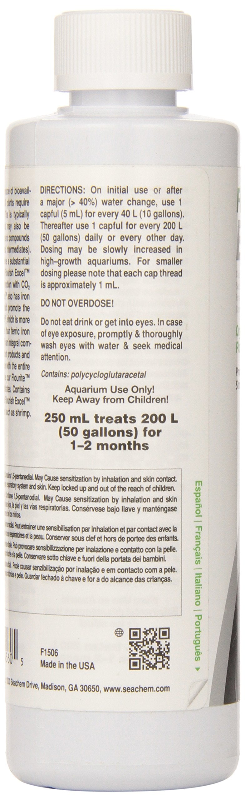Seachem Flourish Excel, 250 ml 1 Green - PawsPlanet Australia