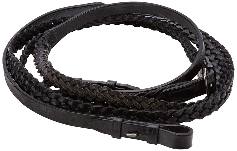 Cwell Equine English Working Hunter Show Hunt Bridle Wide 3/4" Cheeks 2" Noseband Black (Cob) Cob - PawsPlanet Australia