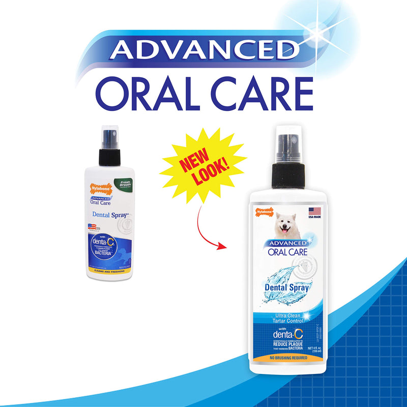 Nylabone Advanced Oral Care 4 oz Dog Dental Spray - PawsPlanet Australia