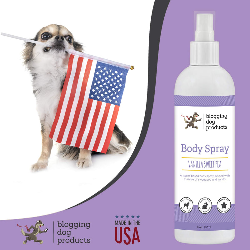BDP Dog Perfume Spray Long Lasting Vanilla Sweet Pea - PawsPlanet Australia