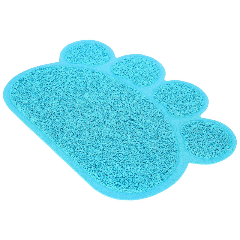 Cat Litter Tray Mat Pet Puppy Dog Cat Litter Mat Non-Slip Pet Litter Mat for Cats and Dogs blue - PawsPlanet Australia